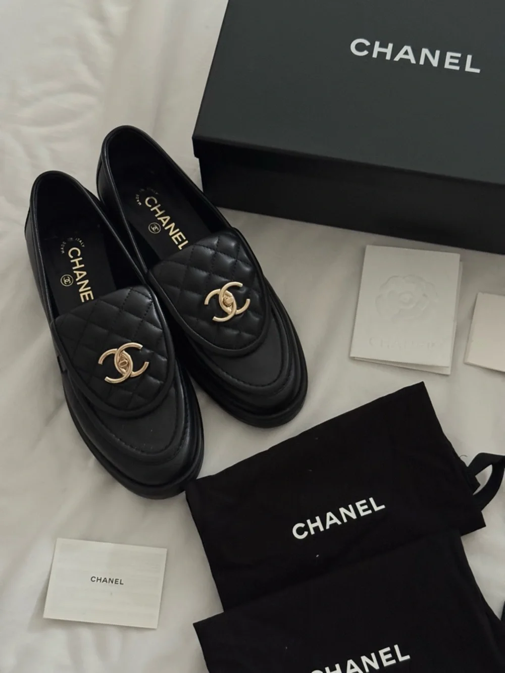 Chanel Turnlock Loafers - Picture 3 of 13
